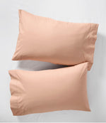 280-Thread-Count Pima Cotton Percale Pillowcases, Set of Two - US 4203