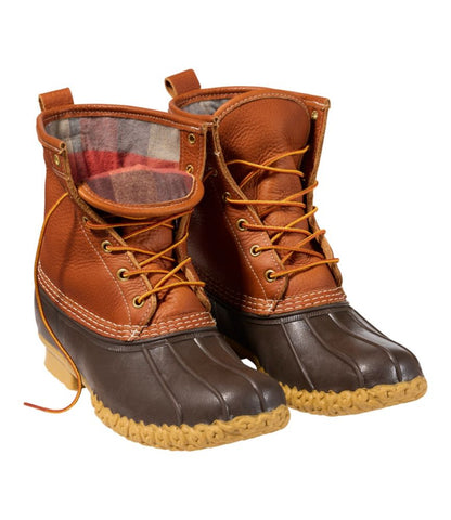 Men's Bean Boots 8", Flannel-Lined Insulated - US 4148